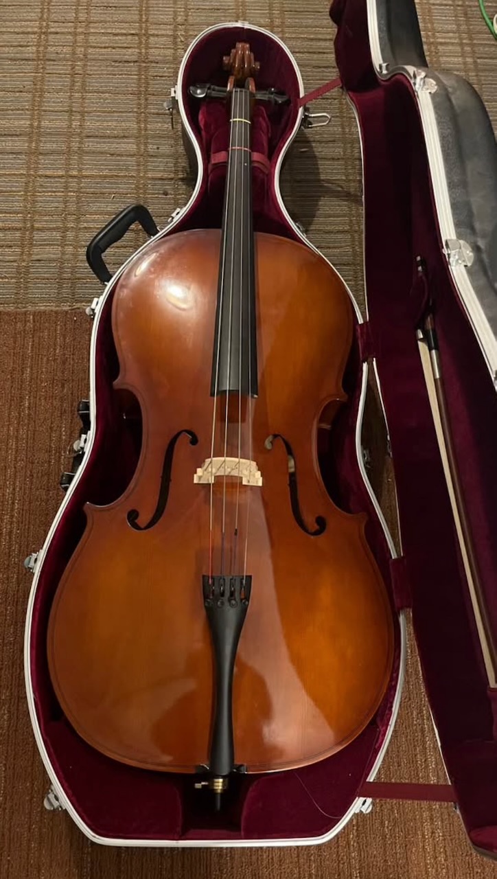 Johannes Kohr 4/4 Cello (Model K38C) with Hard Case